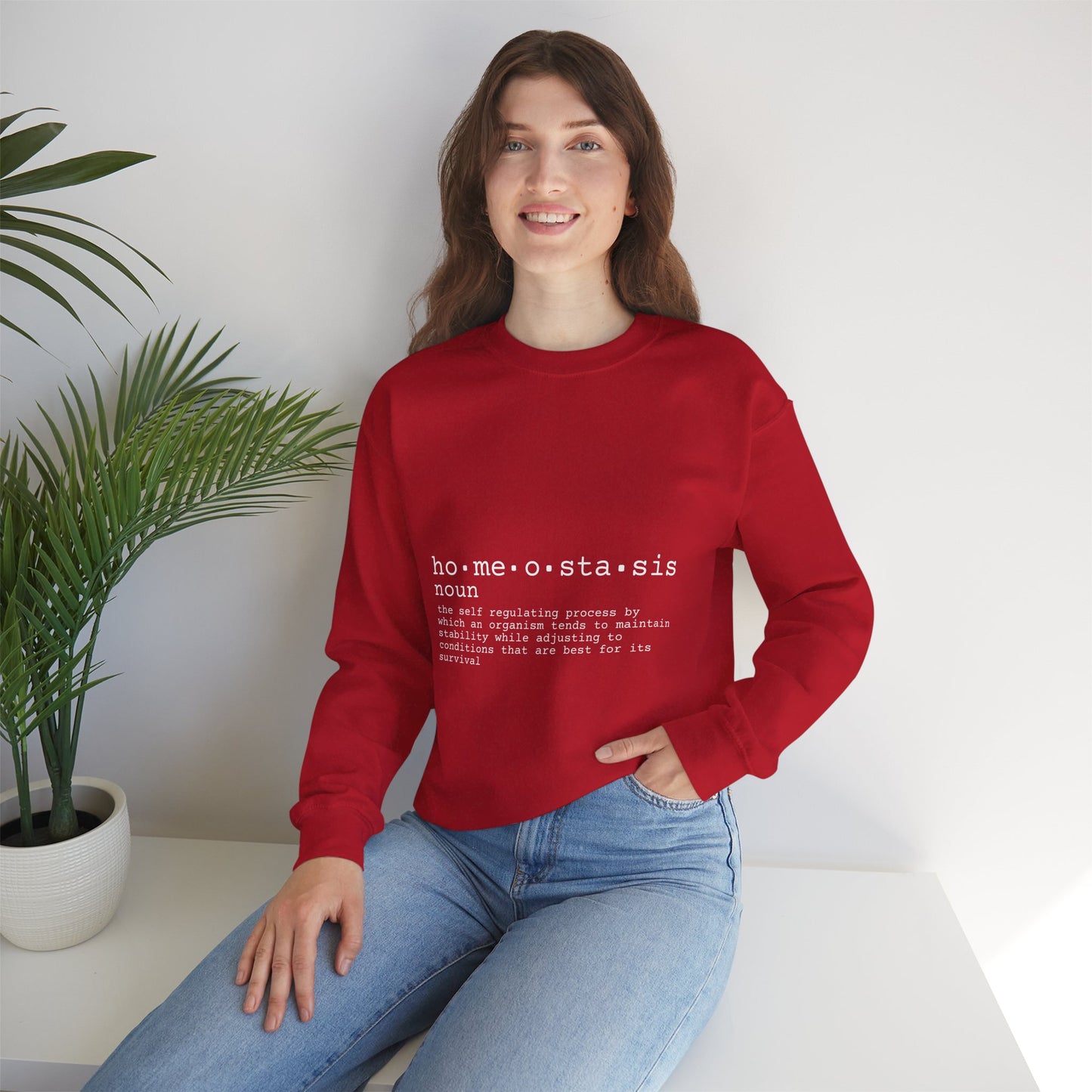 Homeostasis Defined  Unisex Crewneck Sweatshirt