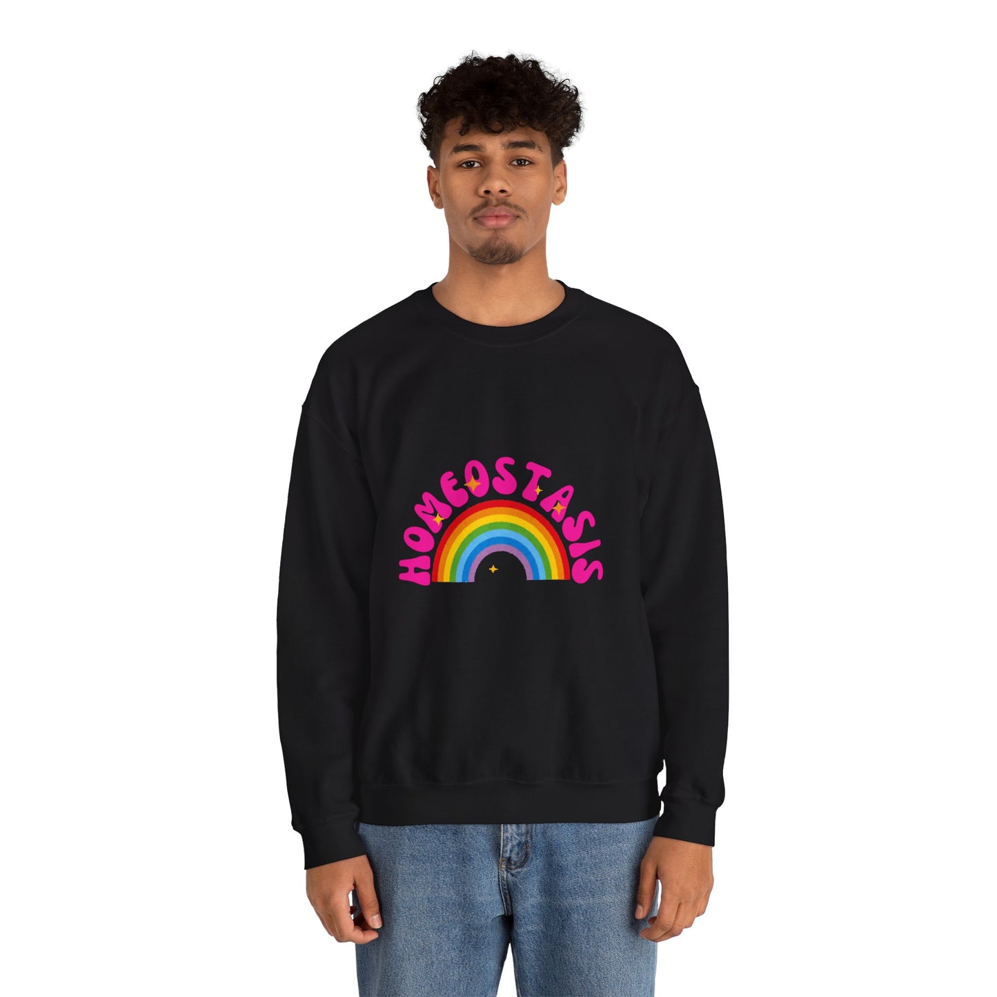 *HOMEOSTASIS* Rainbow Unisex Sweatshirt