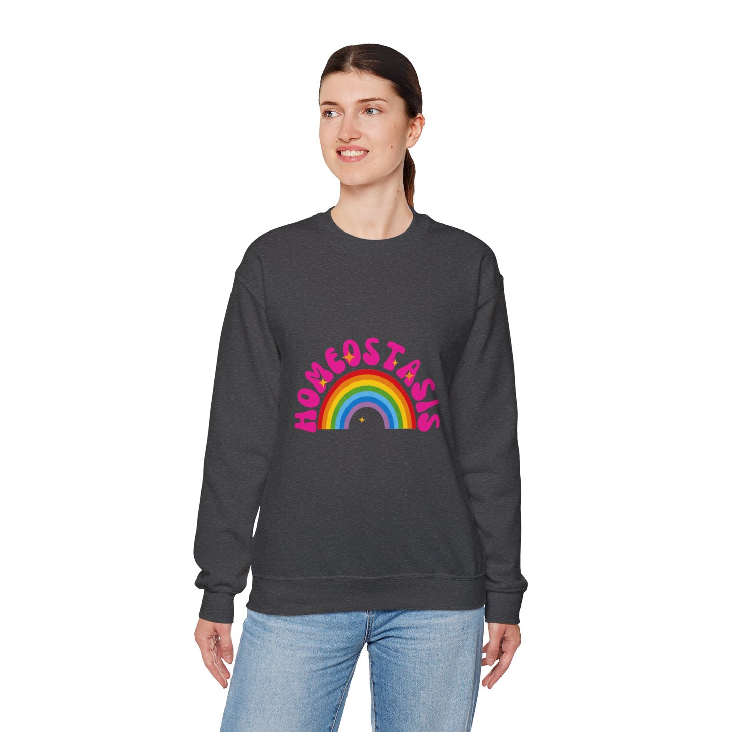 *HOMEOSTASIS* Rainbow Unisex Sweatshirt