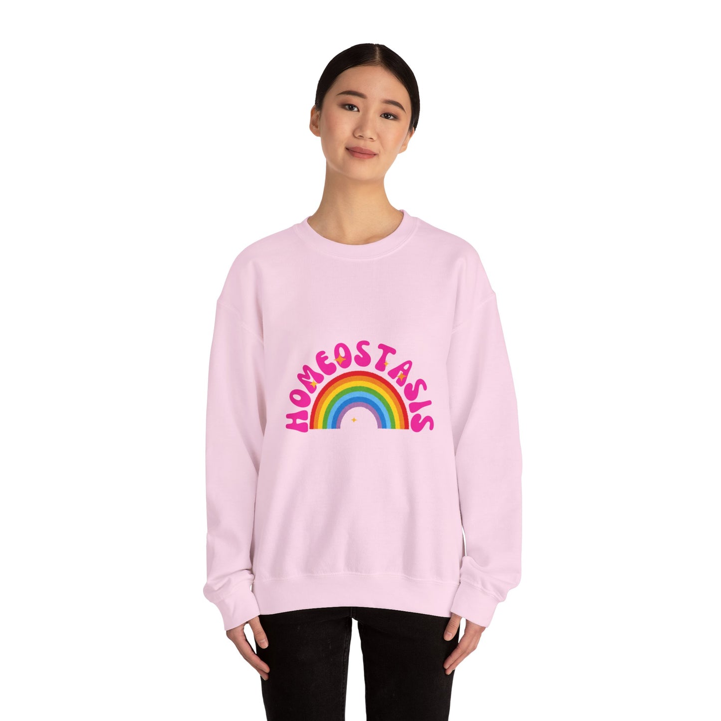 *HOMEOSTASIS* Rainbow Unisex Sweatshirt