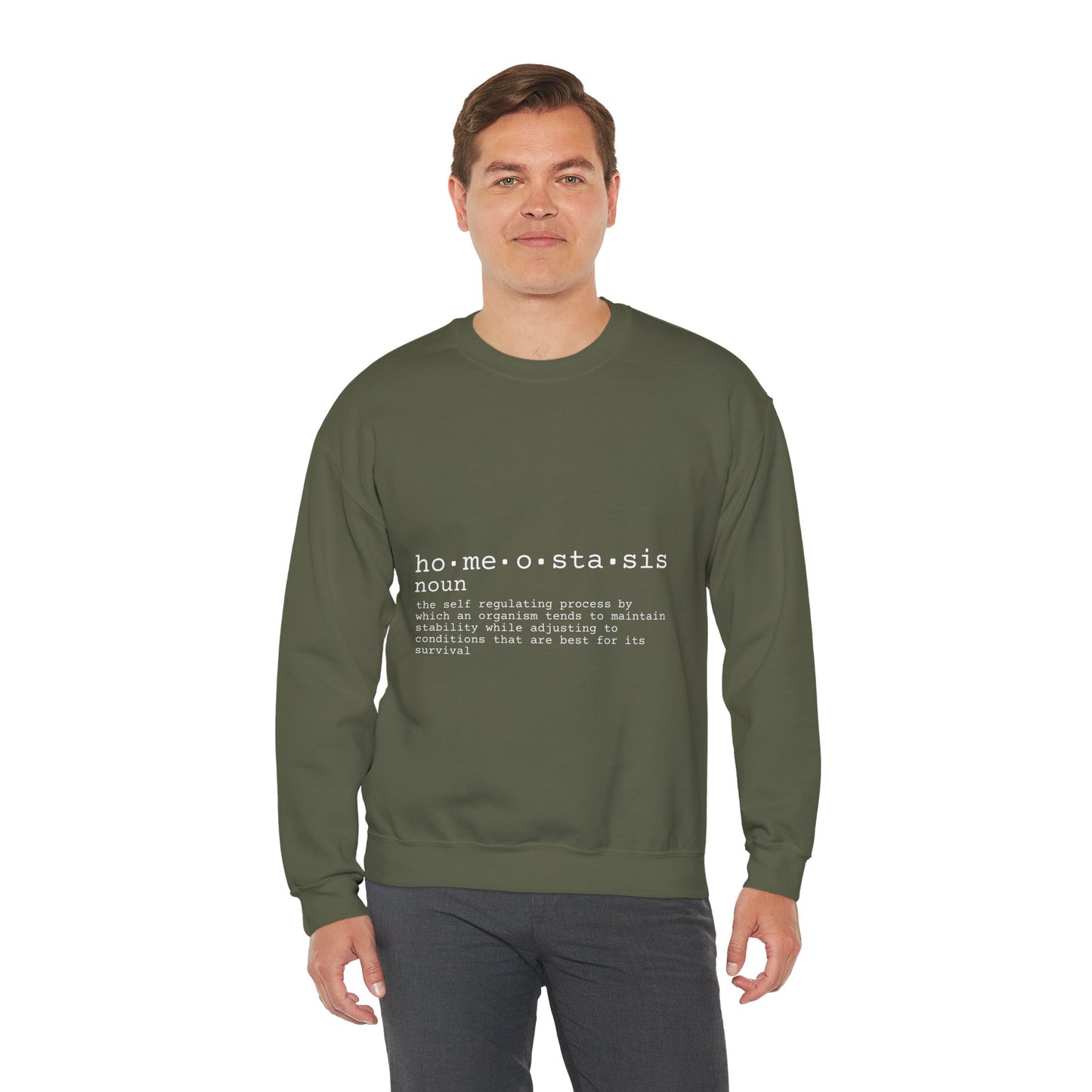 Homeostasis Defined  Unisex Crewneck Sweatshirt