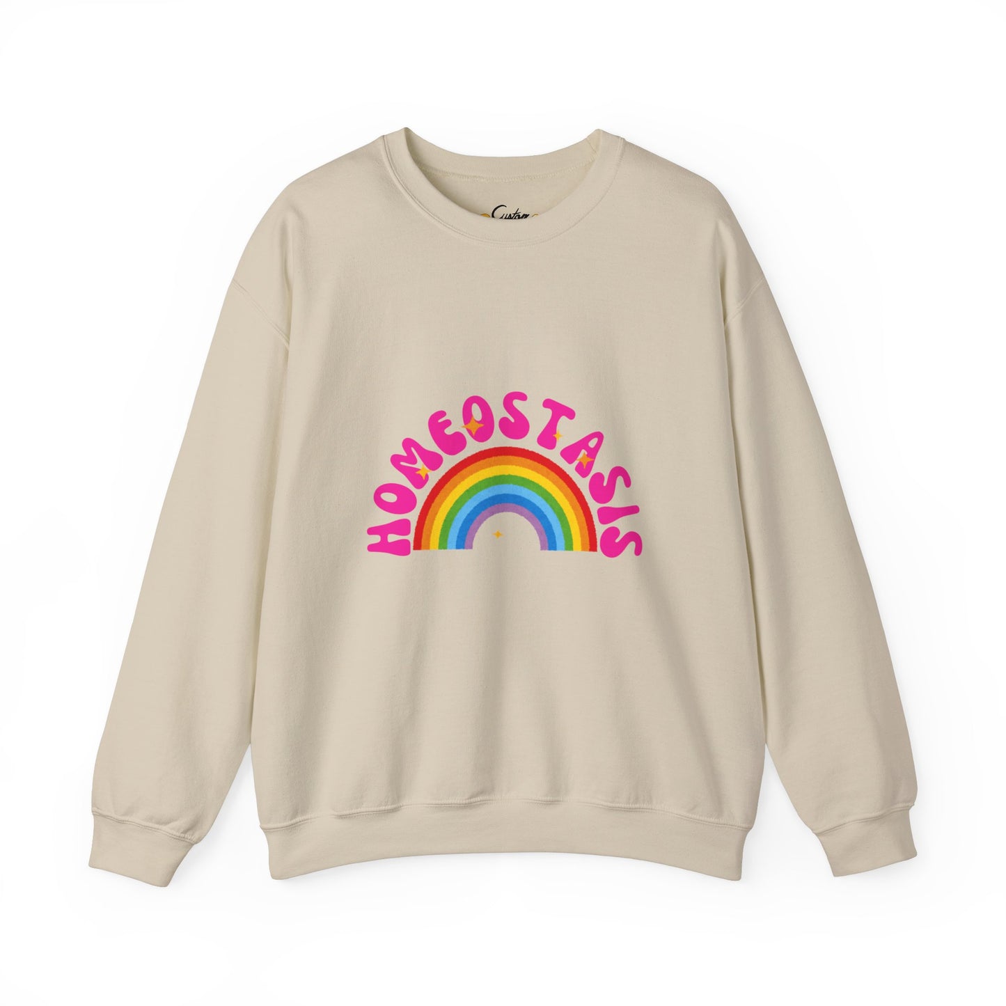 *HOMEOSTASIS* Rainbow Unisex Sweatshirt