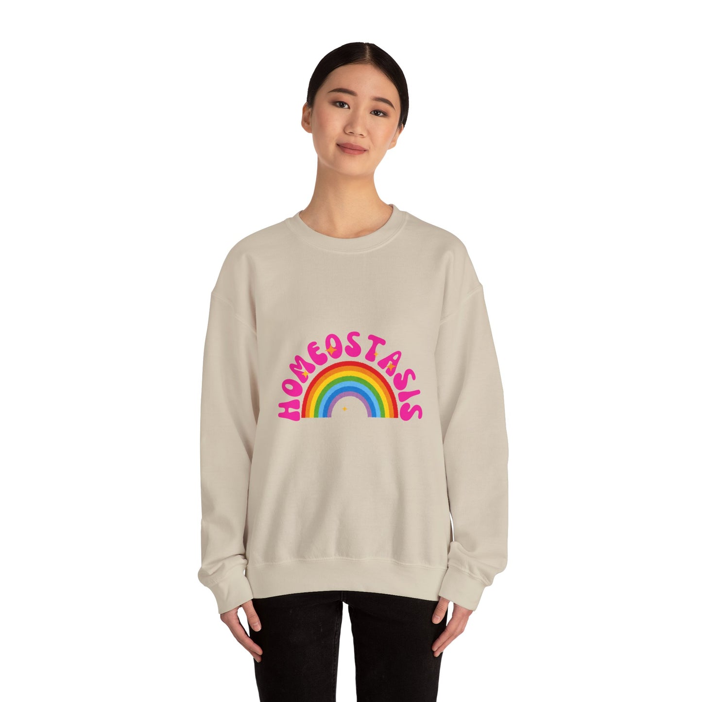 *HOMEOSTASIS* Rainbow Unisex Sweatshirt