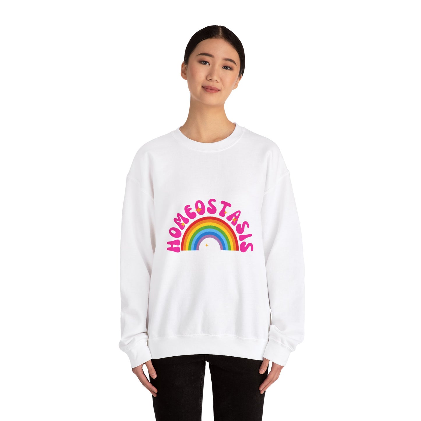 *HOMEOSTASIS* Rainbow Unisex Sweatshirt