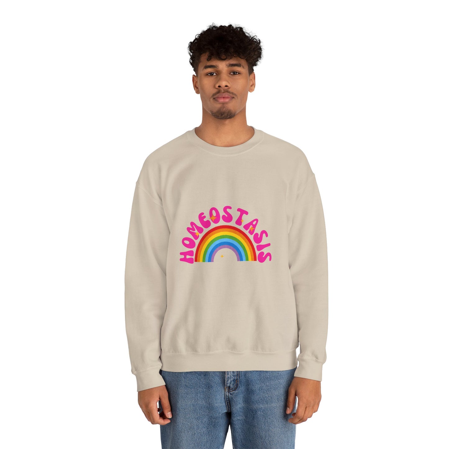 *HOMEOSTASIS* Rainbow Unisex Sweatshirt