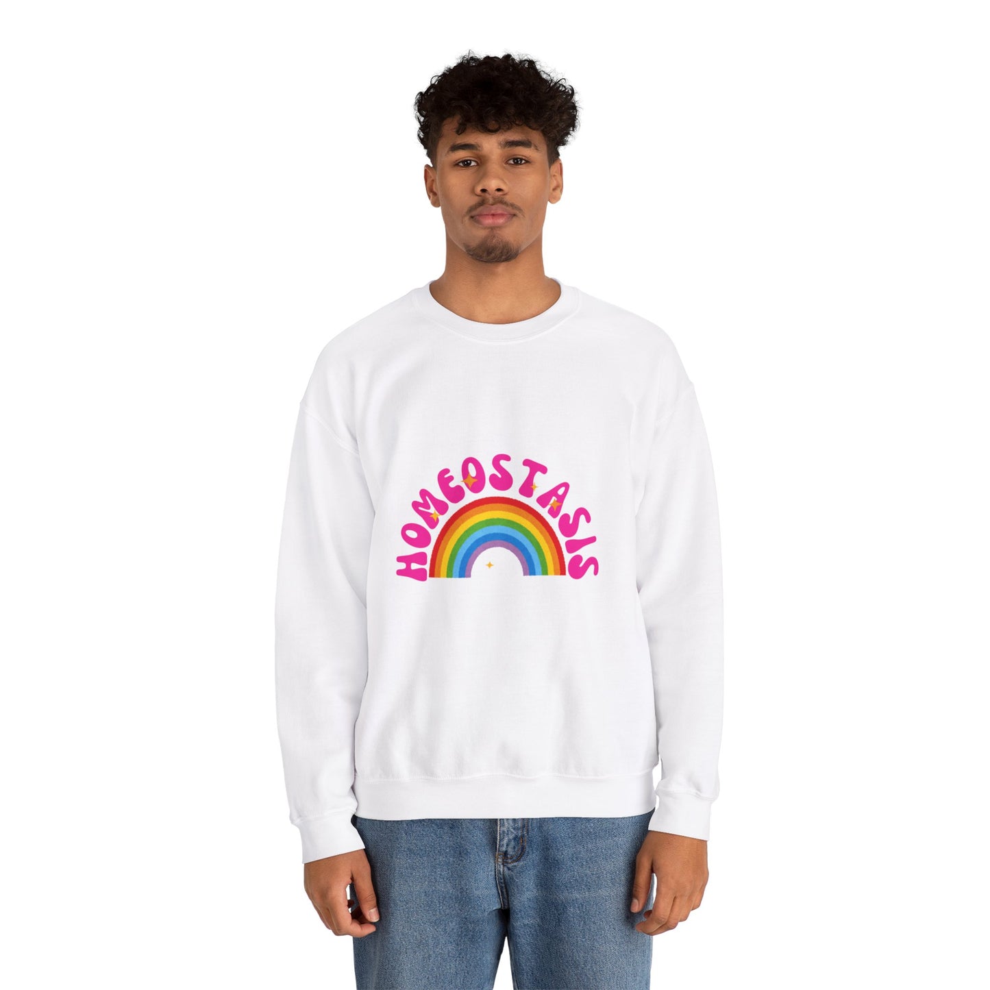 *HOMEOSTASIS* Rainbow Unisex Sweatshirt